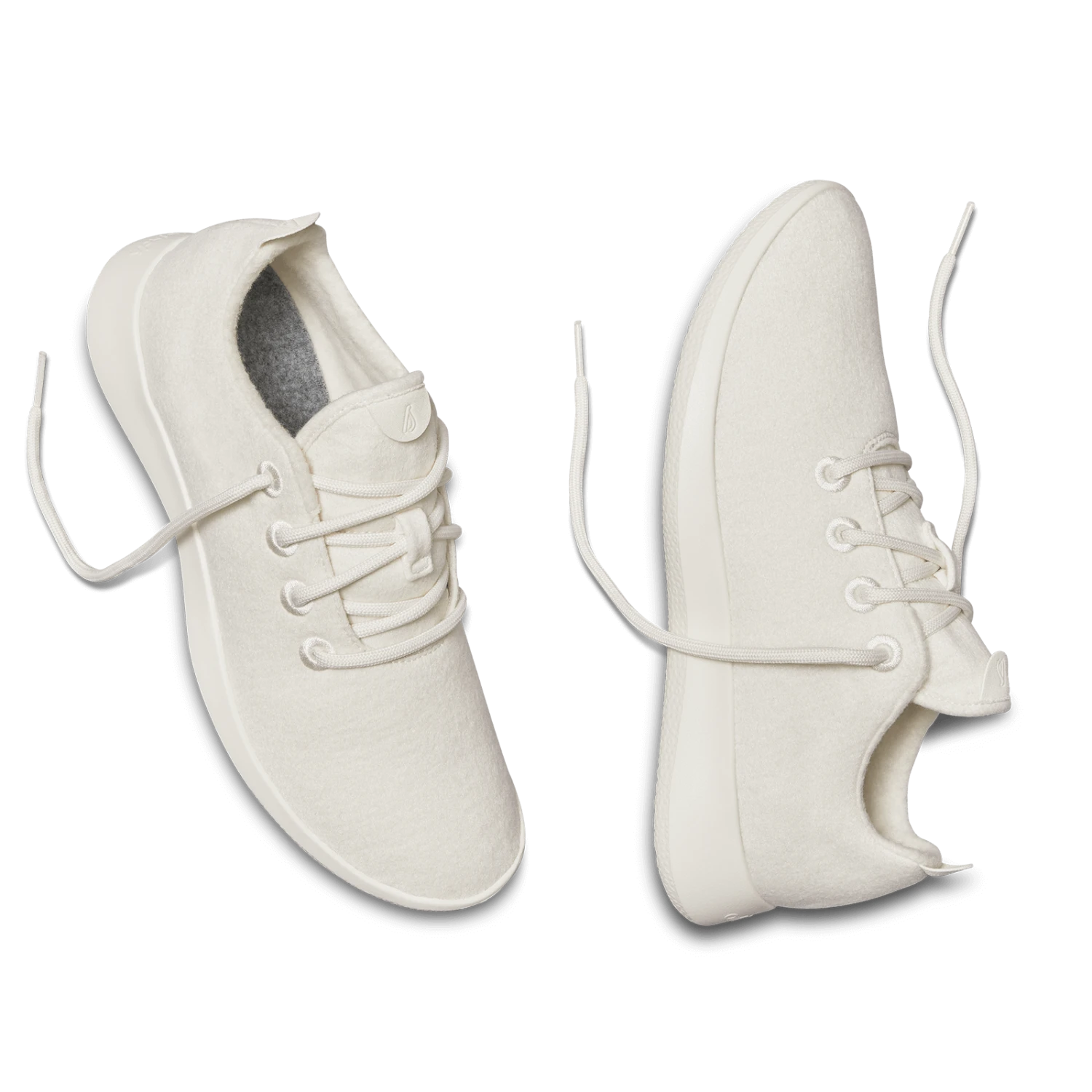 Men's Wool Runners - Natural White (Cream Sole) 7 Men's Wool Runners - Natural White (Cream Sole) - Image 7