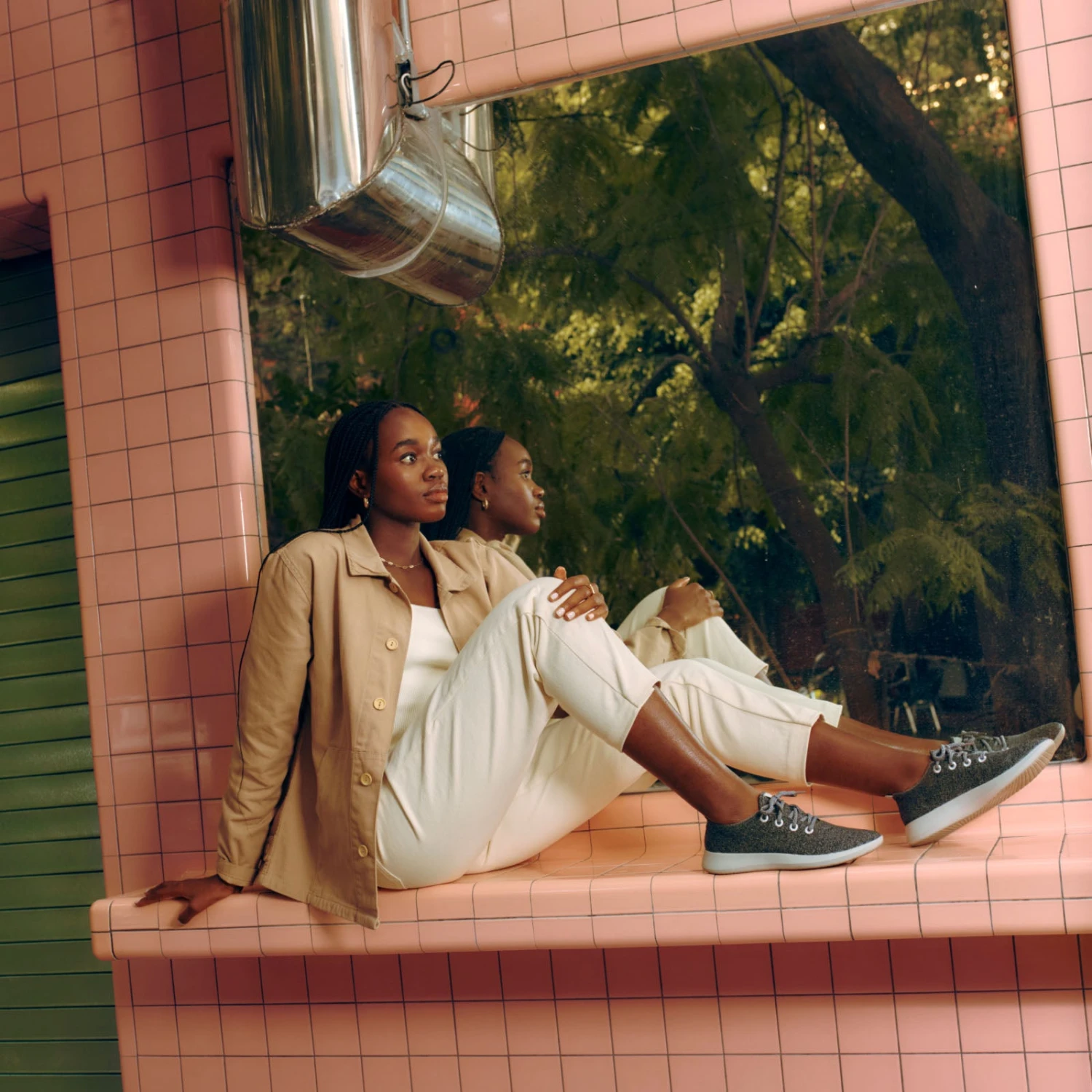 Women's Wool Runners - True Black (Cream Sole) 2 Women's Wool Runners - True Black (Cream Sole) - Image 2